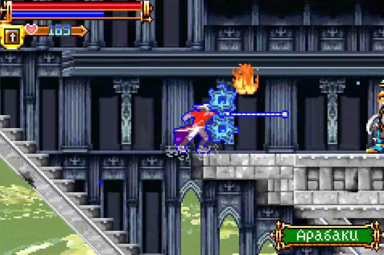 Castlevania Harmony of Dissonance - геймплей игры Game Boy Advance